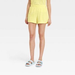 Women's French Terry Mid-Rise Pull-on Shorts